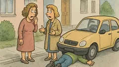 Witz: Er kommt lange nicht nach Hause