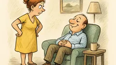 Witz: Die Frau zum Mann: Ohne mich?