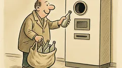 Witz: Kommt ein Pfandflaschen-Zurückbringer in den Supermarkt…