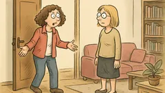 Witz: Platzt eine Freundin in die Wohnung