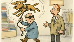 Witz: Kommt ein Blinder zu Karstadt…