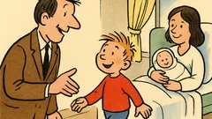 Witz: «Du hast heute ein Schwesterchen bekommen»