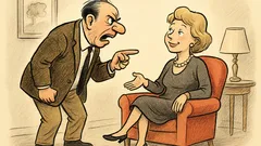 Witz: „Du bist dumm, hinterhältig, falsch …“