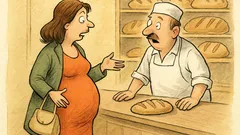 Witz: Kommt eine schwangere Frau zum Bäcker…