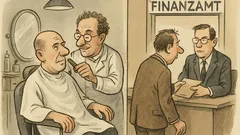 Witz: Was trennt Finanzamt und Friseursalon?