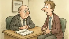 Witz: Vorstellungsgespräch: „Hohe Gehaltsvorstellungen?“