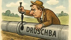 Witz: Gipfel des Misstrauens: Druschba-Pipeline aufbohren