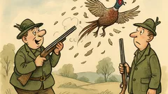 Witz: Fąfara schießt bei der Jagd…