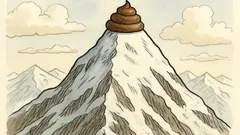 Witz: Der Gipfel: ein Haufen auf Everest