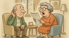 Witz: Weißt du, unser Nachbar ist taub