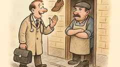 Witz: Grüßt der Arzt den Schuhmacher...