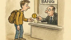 Witz: Kommt ein Student mit 500 DM...