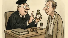 Witz: Um richterlichen Rat bittet ein Dieb