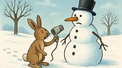 Witz: Häschen trifft einen Schneemann...