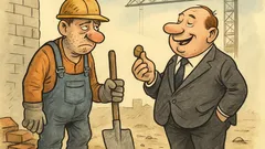 Witz: Wie die Arbeit, so der Lohn…