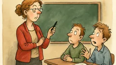 Witz: Die Lehrerin fragt: „Ich komme nicht…“