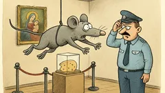 Witz: Eine Maus auf geheimer Mission