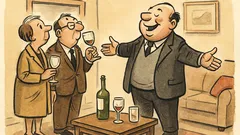 Witz: Der Gastgeber bittet die letzten Besucher