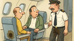 Witz: Im Flugzeug spricht plötzlich der Kapitän