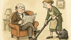 Witz: Behauptet ein Mann, er herrscht zuhause…