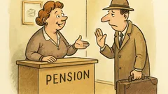 Witz: Die Pensionswirtin zum abreisenden Gast...