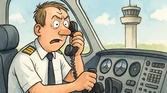 Witz: Pilot funkt „Ground, requesting start-up…“