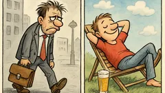 Witz: Montag bis Freitag gegen das Wochenende