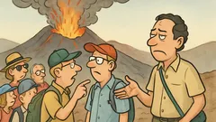 Witz: Amerikaner am Ätna: wie in der Hölle?