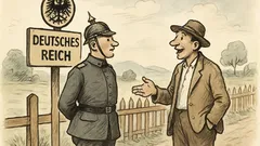 Witz: Bevor wir Nation waren, Menschen