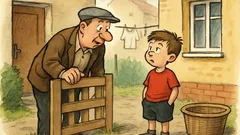 Witz: Jasiu, wo ist euer Vati?