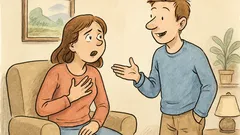 Witz: Oh Gott, Stecknadel verschluckt!