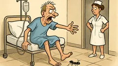 Witz: Ein Anämiker schreit im Krankenhaus…