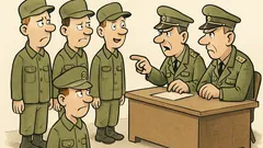 Witz: Bei der Musterung: Sprechen Sie Englisch?