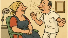 Witz: Stinkt der Bäuerin aus dem Mund