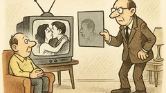 Witz: Ein Fernsehzensierer zappt plötzlich weg…