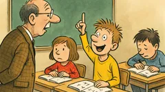 Witz: Der Lehrer fragt: Ehrlichkeit währt?