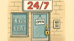 Witz: Wenn ein Laden 24/7 offen ist…