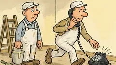 Witz: Das Büro des Ministers wird renoviert…