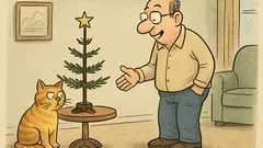 Witz: Ein Weihnachtsbaum für Katzenbesitzer...
