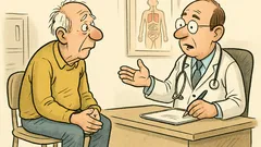 Witz: Patient Reini beim Arzt …