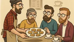 Witz: Hipster-Roulette – Sechs Kekse, einer mit Gluten