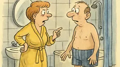 Witz: „Hast du heute geduscht?“ fragt sie