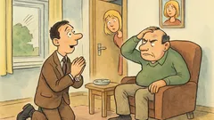 Witz: Ein Musterschwiegersohn bittet um ihre Hand