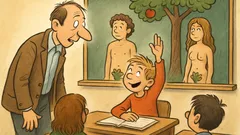 Witz: Wie lange blieben Adam und Eva?