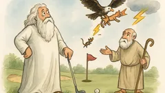 Witz: Gott und Petrus spielen Golf…