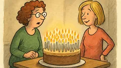 Witz: Zwei Frauen planen Geburtstag auf Englisch…