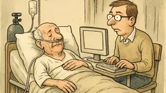 Witz: Letztes Wort eines Informatikers am Sterbebett?