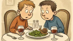 Witz: Bobby und Billy im Feinschmecker-Restaurant