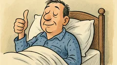 Witz: Ich bin so gut im Schlafen…