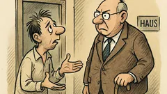 Witz: Mieter sagt: Miete diesen Monat unmöglich!